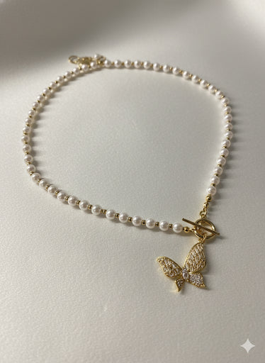 The Butterfly Effect Pearl Choker
